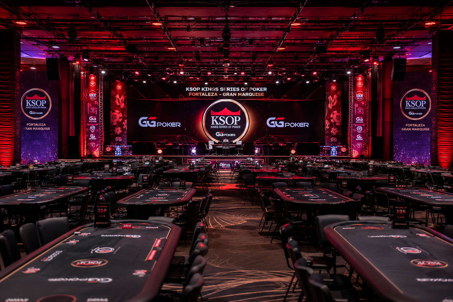 Evento de poker do KSOP GGPoker em Fortaleza